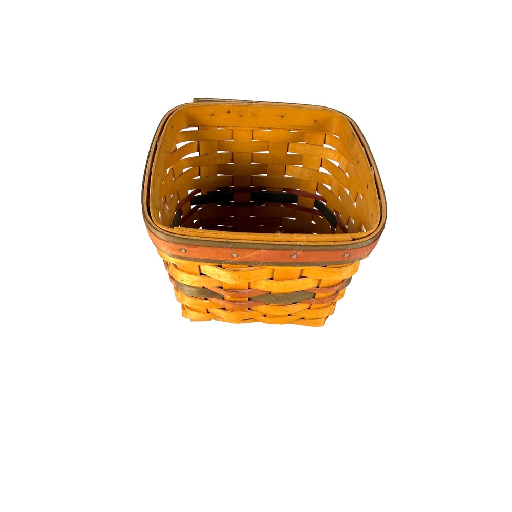 1998 Longaberger Father's Day Finder's Keepers Basket 6"L x 6"W x 5.25"H
